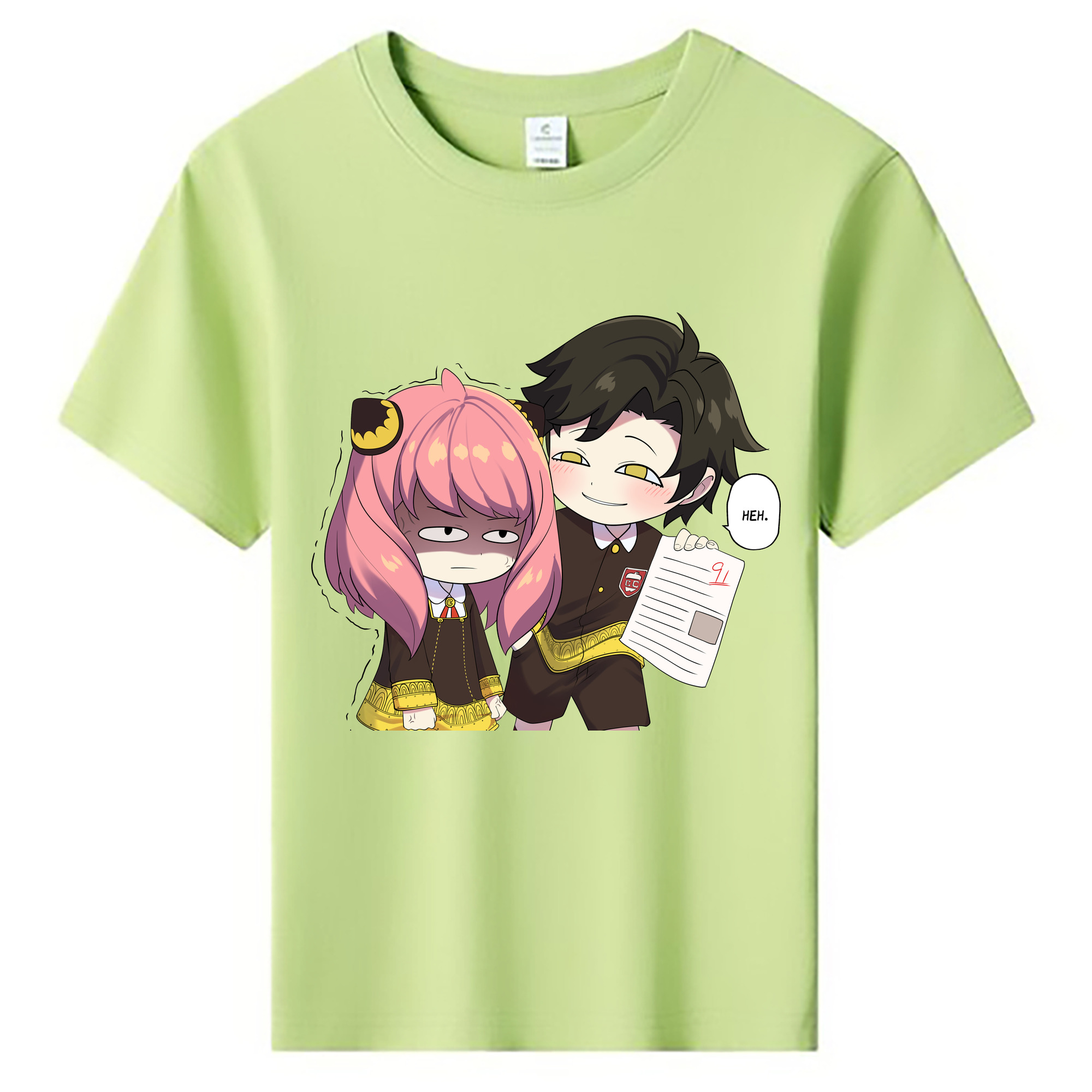 （画像用） SPY×FAMILY间谍家家酒 綿100％キッズTシャツ（フロントプリント）